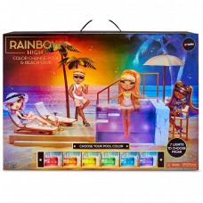 Игровой набор - Бассейн и пляжный клуб, Rainbow High  