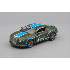 Машинка Kinsmart BENTLEY Continental GT Speed (2012), green / blue