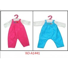 Одежда для кукол: комбинезон (красный/синий цвет), 25x1x38см (Китай, GC18-8)