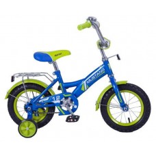 Велосипед детский «MUSTANG» , размер колес 12 дюймов, цвет сине-салатовый