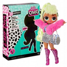 LOL Surprise OMG Lady Diva Fashion Doll with 20 сюрпризов
