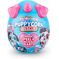 Мягкая игрушка ZURU Плюш, 19 см Rainbocorns Puppycorn Surprise, Pink