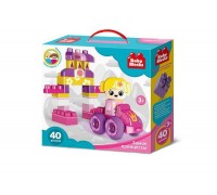 Конструктор пластиковый "Замок принцессы" 40 дет (Baby Blocks)