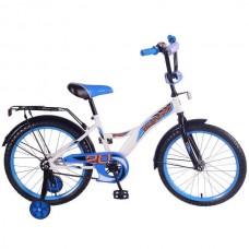 Велосипед детский «MUSTANG» , размер колес 20 дюймов, цвет бело-синий.