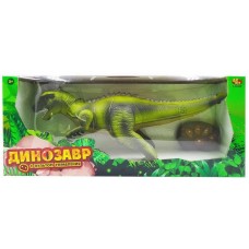 Интерактивная игрушка ABtoys Динозавр на радиоуправлении, движение, световые и звуковые эффекты 43х15 см
