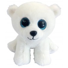 Медвежонок полярный белый, 15 см