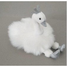 Лебедь белый, на брелке 9 см.