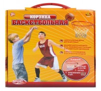 Корзина баскетбольная №7 с сеткой и креплениями, диаметр корзины 42 см