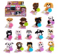 Животные плюшевые "Спаси друга!", 16 видов в ассортименте, 16 шт в дисплее, ЦЕНА ЗА ШТУКУ!