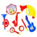 Набор музыкальных инструментов "Веселый оркестр", 8 предметов (ABtoys. DoReMi, D-00021(899B-5))