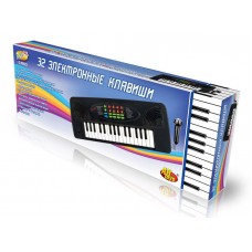 Детский синтезатор (пианино электронное) с микрофоном, 32 клавиш (ABtoys. DoReMi, D-00023(SD979-OK))
