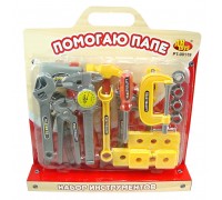 Набор инструментов "Помогаю Папе", на блистере с ручкой (ABtoys. Помогаю Папе, PT-00139(0713Q-1))