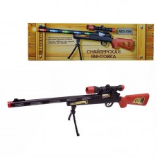 Снайперская винтовка с подставкой для стрельбы, эл/мех, со световыми и звуковыми эффектами, 56,5x4x16,5 см