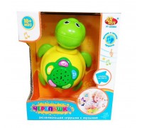 Развивающая черепашка, со световыми и звуковыми эффектами, на батарейках