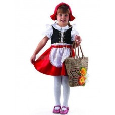 Костюм карнавальный Красная шапочка (текстиль) размер 26 (детский)