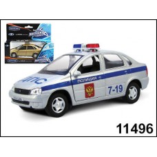 Машинка металлическая LADA KALINA полиция 1:34 (AUTOTIME, 11496)