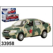 Машинка металлическая LADA GRANTA армейская 1:36 (AUTOTIME, 33958(33958W-RUS))