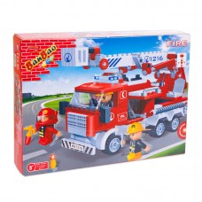 Конструктор "Пожарная машина" 290 деталей Banbao (Банбао) (BANBAO, 8313пц)