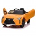Электромобиль Barty Lexus License оранжевый глянец