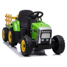 Трактор с прицепом Barty TR 77 зеленый