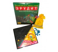 Игра настольная. Эрудит черные фишки ( в коробке) (БИПЛАНТ, 10017)