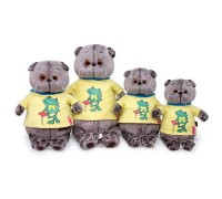 Басик в футболке с принтом "Лягушонок"