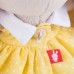 Зайка Ми в желтом платье в горошек (малыш), 15 см