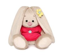 Зайка Ми в малиновой футболке с пуговкой (малыш)