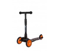 Самокат детский трехколесный АЛЬФА (Buggy Boom Alfa Model) с цветным колесом (оранжевый 89)