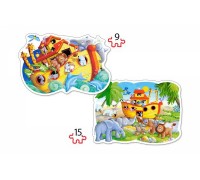 Пазлы контурные Castorland 9,15 деталей, Ноев ковчег 28*20 см (Castorland, B-020089)