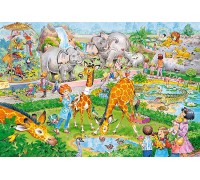 Пазл Castorland 40 деталей maxi, Зоопарк (Castorland, B-040179)