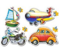 Пазл Castorland 4 Puzzle 4х5х6х7 Транспорт (Castorland, B-04119)