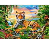 Пазл Castorland 1000 деталей, Король джунглей, средний размер элементов 1,9?1,7 см