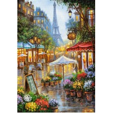 Пазл Castorland Весенние цветы, Париж, 1000 деталей