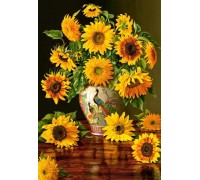 Пазл Castorland Подсолнухи в вазе, 1000 деталей