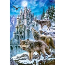Пазл Castorland 1500 деталей Волки и замок, средний размер элементов 1,6?1,4 см