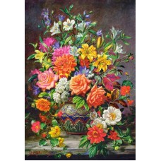 Пазл Castorland Сентябрьские цветы, 1500 деталей
