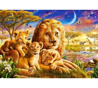 Пазл Castorland 500 деталей Семья львов, средний размер элементов 1,9?1,7 см