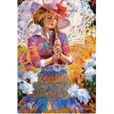 Пазл Castorland 1500 деталей, Девушка с зонтом, средний размер элементов 1,6?1,4 см (Castorland, C1500-151363)