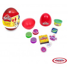Набор Play doh "Необычное яйцо", 5 наклеек, паста для лепки, 3 марки, блокнот. (D`arpeje Toys`n`fun, CPDO062)