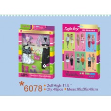 Одежда и аксессуары для куклы 29 см , 6 видов (DEFA, 6078d)
