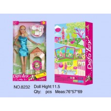 Кукла, в наборе с питомцем и другими аксессуарами (DEFA, 8232d)