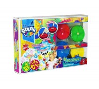 Краски пальчиковые с формами (божья коровка, обезьяна) для штампов , в наборе 4 цвета, альбом с 16 стр., блистер-упаковка. (FIVE STARS, 991-17)