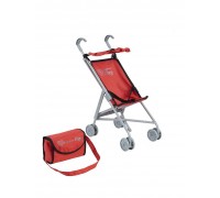 Коляска для куклы Buggy Boom Mixy трость 52*26*55 см, красный