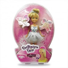 Кукла Brilliance Fair балерина, 26,7 см, с диадемой и волшебной палочкой (FUNVILLE, 240103)