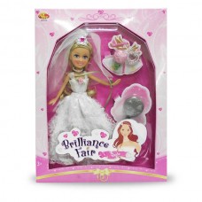 Кукла Невеста Brilliance Fair 26,7 см, с расческой, кольцом и букетом (FUNVILLE, 240220пц)