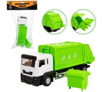 Машинка ABtoys Мусоровоз со звуковыми и световыми эффектами