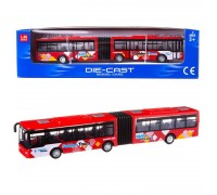 Автобус Junfa металлический, размер коробки 26x7x6,5