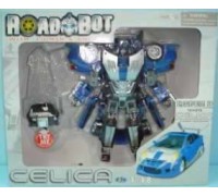 Робот-трансформер на батарейках TOYOTA CELICA, свет, звук, 1:18 (Happy Well, 50090hw)