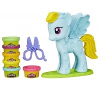 PLAY-DOH. ПЛЭЙ-ДО Набор игровой Стильный салон Рэйнбоу Дэш 3+
